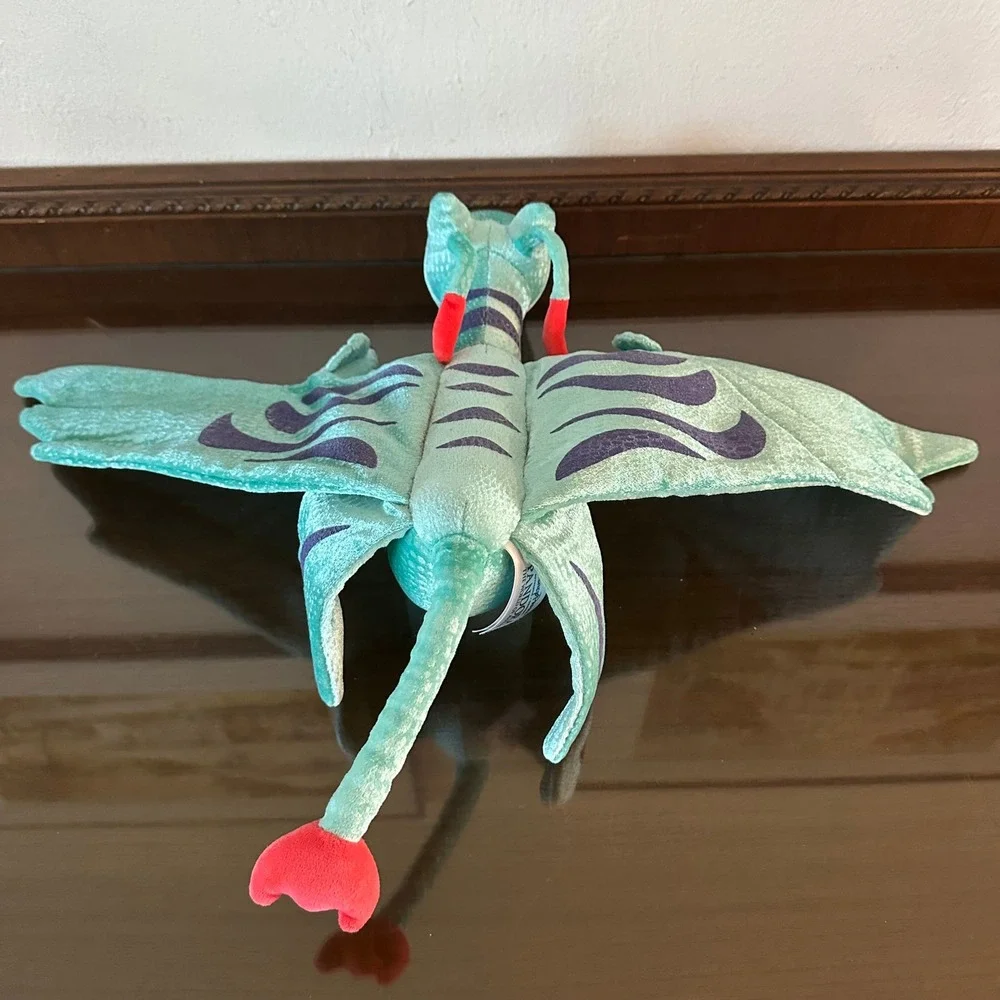 Disney Parks Pandora The World of Avatar Banshee Plush Teal Purple Ikran 23x19